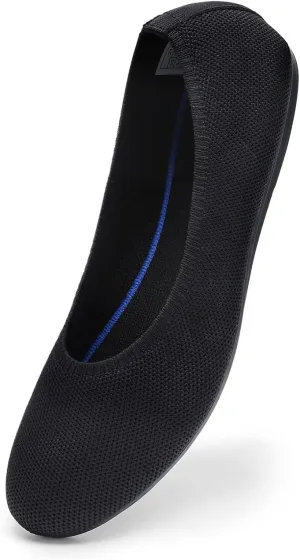 Women's Ballet Flat Dressy Casual Knit Shoes Round Toe Women Mesh Flats