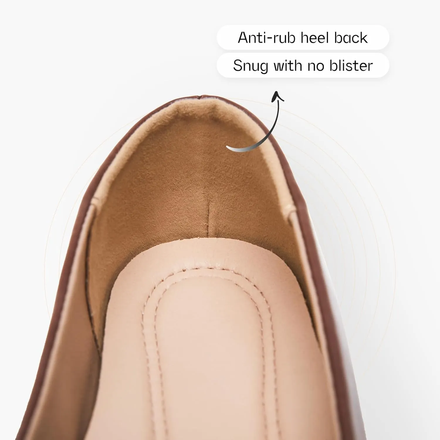Women's Comfortable Black Leather Dress Ballerina Flats for Office and Work
