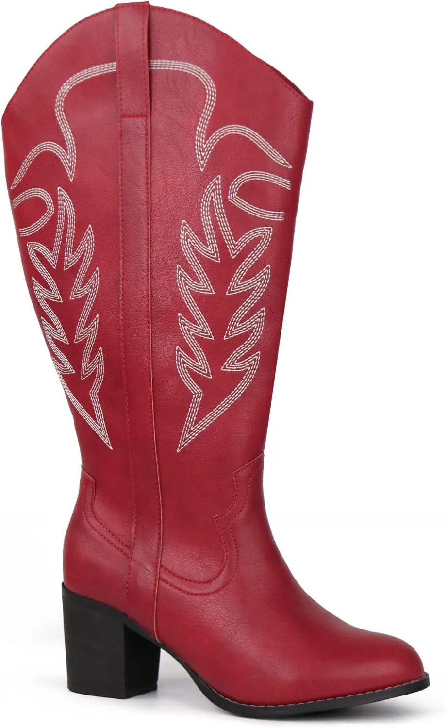 Women's Extra Wide Calf Cowboy Boots Embroidered Western Cowgirl Knee High Boots