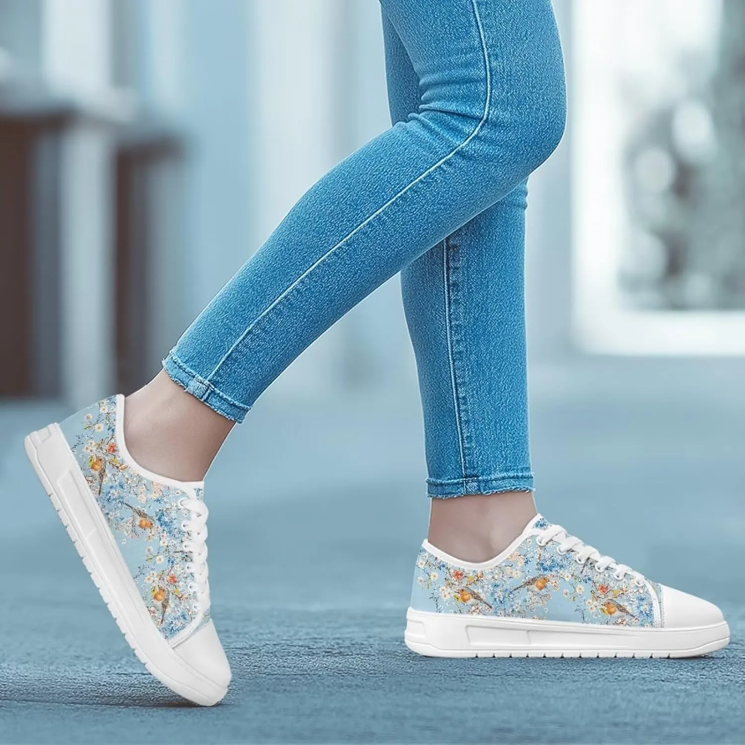 Womens Loafers Shoes Casual Slip-On Canvas Shoes Breathable Sneakers for Women Low Top Sneakers 5.5-13.5