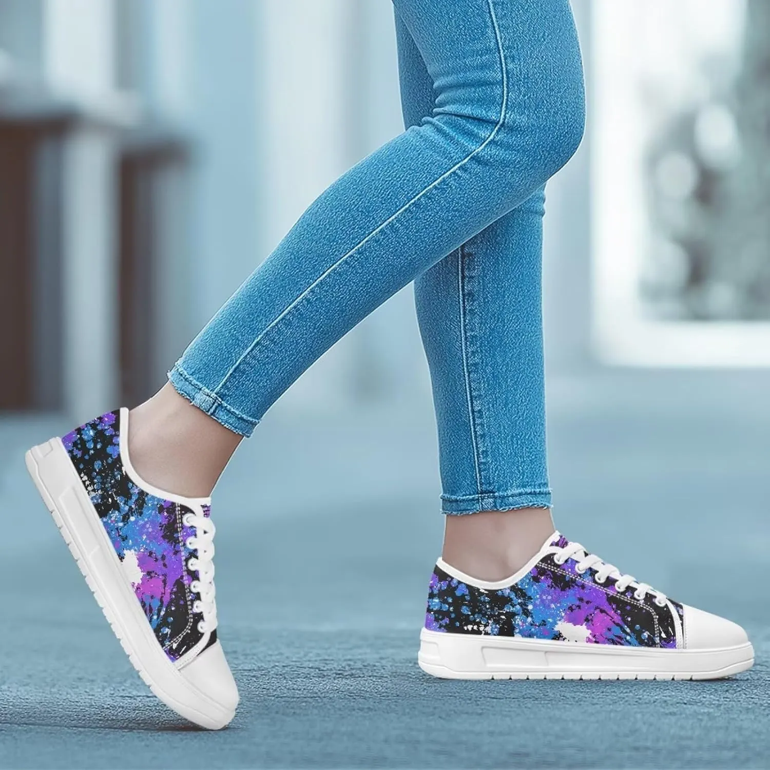 Womens Loafers Shoes Casual Slip-On Canvas Shoes Breathable Sneakers for Women Low Top Sneakers 5.5-13.5