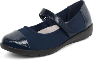 Women’s Orthopedic Mary Jane Flats Round Toe Comfortable Bunions Walking Shoes Dressy Orthotic Work Shoes with Arch Support
