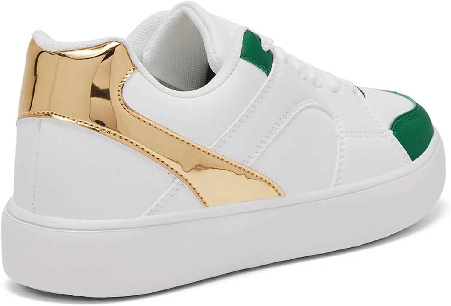 Women's Skateboard Shoes Fashion Casual Sneakers Low Top Lightweight Comfortable Lace-Up Leather Non Slip Shoe