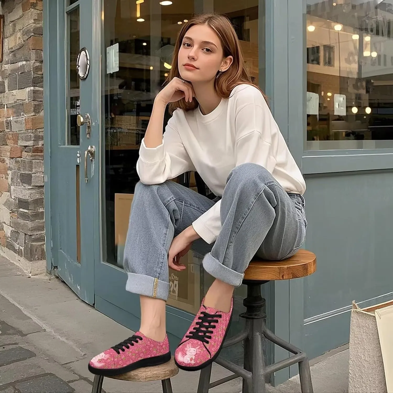 Women's Slip On Canvas Tennis Shoes Low Top Fashion Sneakers Casual Flats Walking Shoes Comfy Loafers US 5.5-13.5