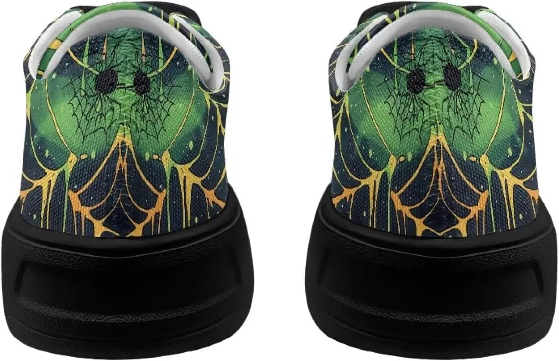 Women's Slip On Canvas Tennis Shoes Low Top Fashion Sneakers Casual Flats Walking Shoes Comfy Loafers US 5.5-13.5