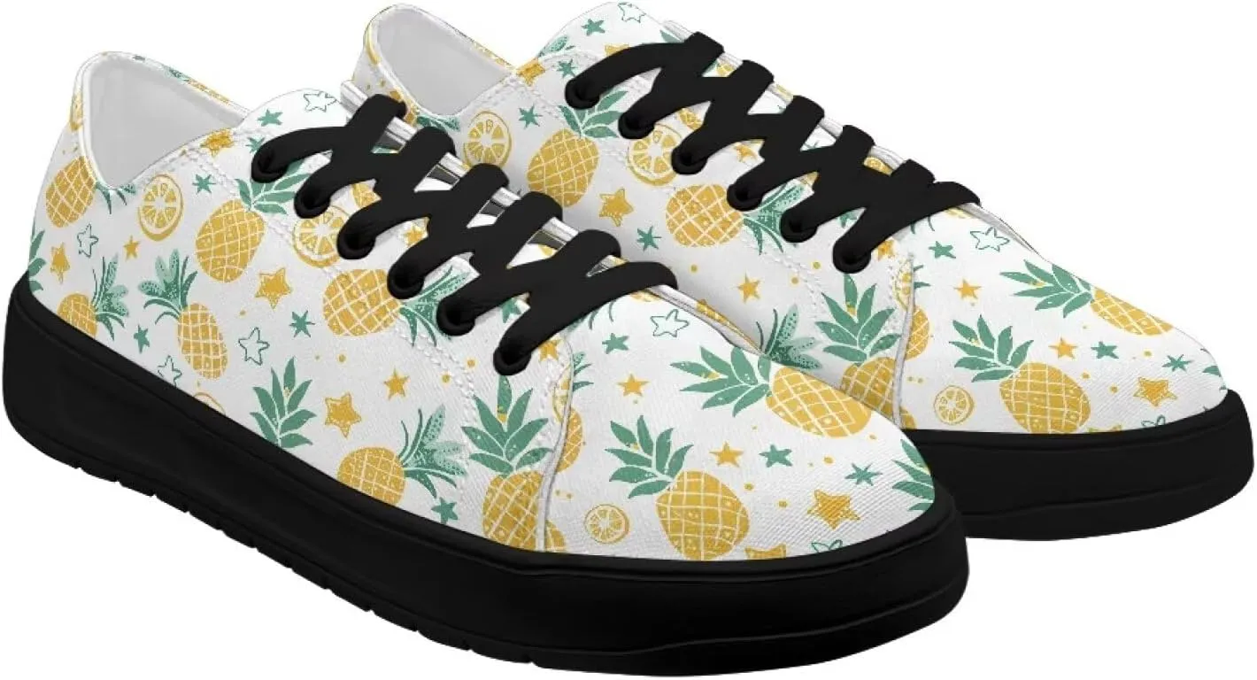 Women's Slip On Canvas Tennis Shoes Low Top Fashion Sneakers Casual Flats Walking Shoes Comfy Loafers US 5.5-13.5