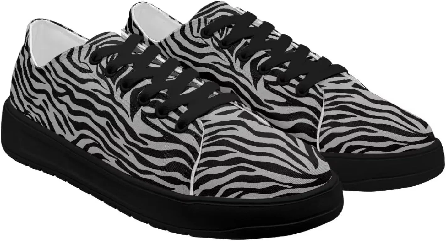 Women's Slip On Canvas Tennis Shoes Low Top Fashion Sneakers Casual Flats Walking Shoes Comfy Loafers US 5.5-13.5