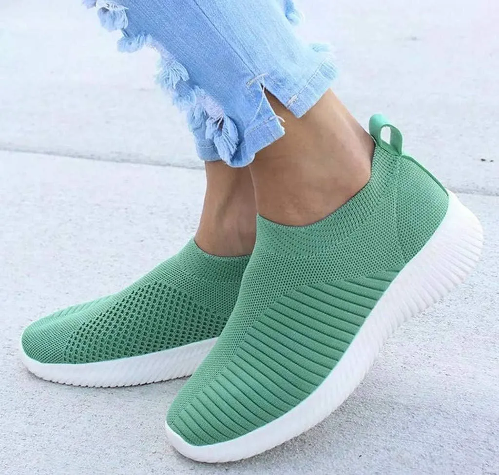 Womens Walking Shoes Sock Casual Ladies Fashion Sneakers Tennis Shoes Womens Casual Women Casual Shoes Walking Sneakers Platform Tennis Shoe Loafers Casual Slip On