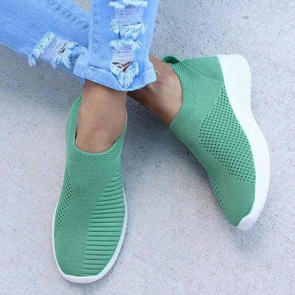 Womens Walking Shoes Sock Casual Ladies Fashion Sneakers Tennis Shoes Womens Casual Women Casual Shoes Walking Sneakers Platform Tennis Shoe Loafers Casual Slip On