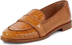 XYD Women's Closed Almond Toe Slip On Moccasins Low Heel Flats Comfy Formal Casual Office Work Dress Loafers Shoes